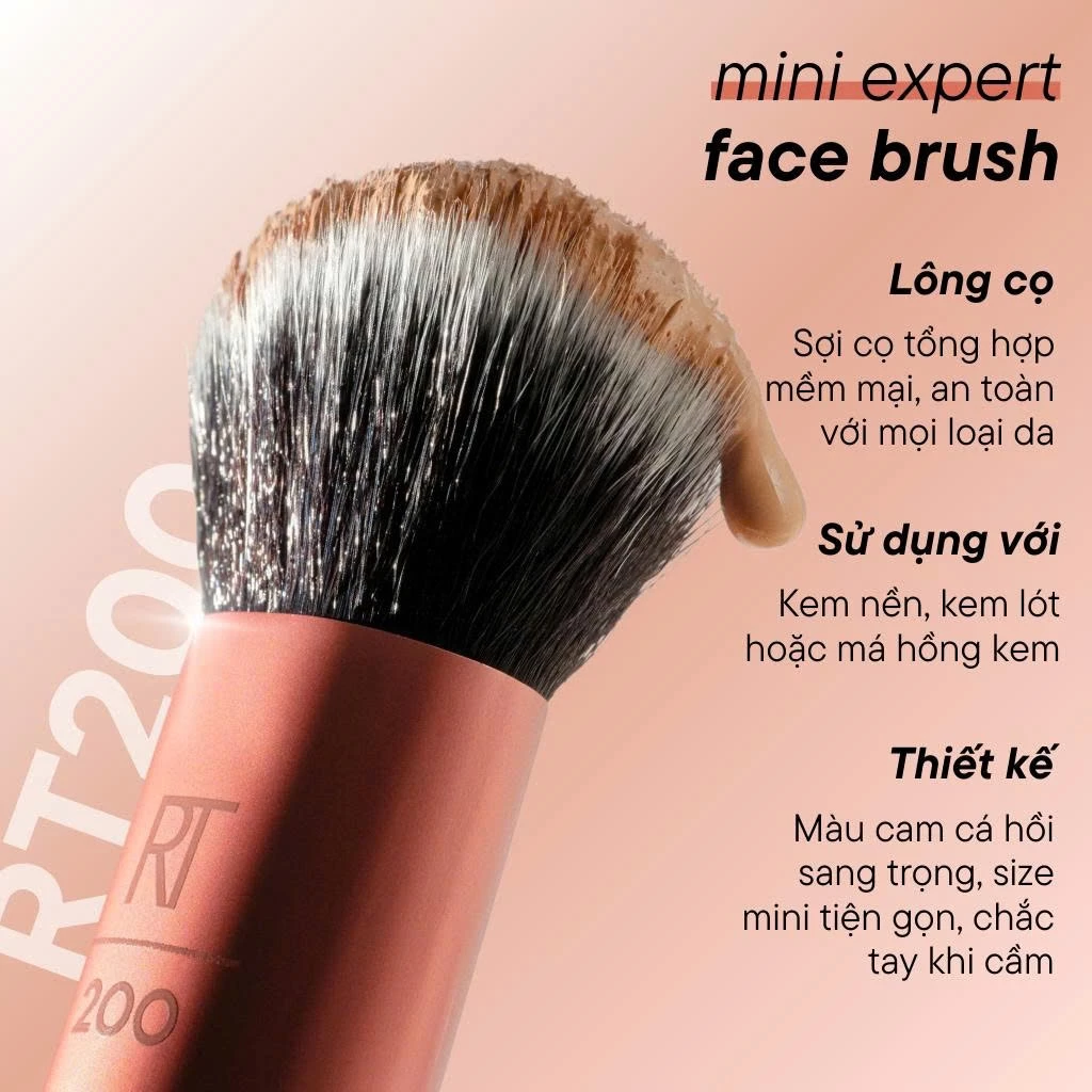  Cọ Tán Nền Mini RT Real Techniques Mini Expert Face Brush 01700